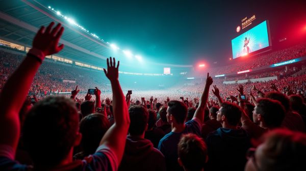 Regardez l'équipe en live lors des événements sportifs
